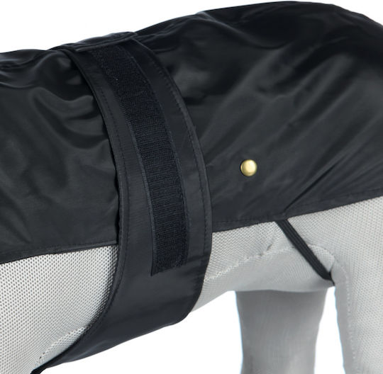 Trixie Paris Black Waterproof Dog Coat Medium with 45cm Back Length