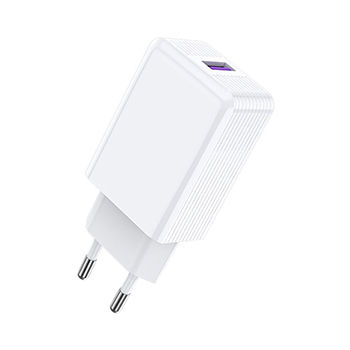 Xipin Φορτιστής Χωρίς Καλώδιο με Θύρα USB-A 20W Quick Charge 3.0 / SuperCharge Λευκός (EU-08)