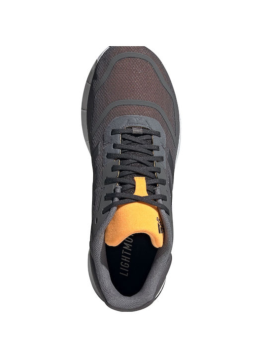 Duramo 10 Sport Shoes Running Grey Four / Iron Met / Flash Orange