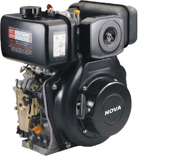 Nova LD178FE LD178F Κινητήρας Πετρελαίου Τετράχρονος 7hp Μέγιστων Στροφών 3000rpm με Κώνο και Μίζα