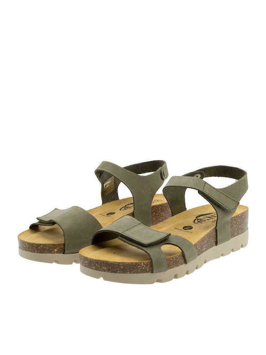 Comtes Anatomische Damenplattformen Khaki