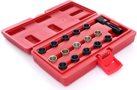 Kraft & Dele Tool Set 16pcs Spark Plug Thread Repair