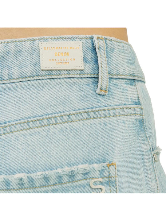 Orives Γυναικείο Jean Παντελόνι Καμπάνα Denim Blue Light