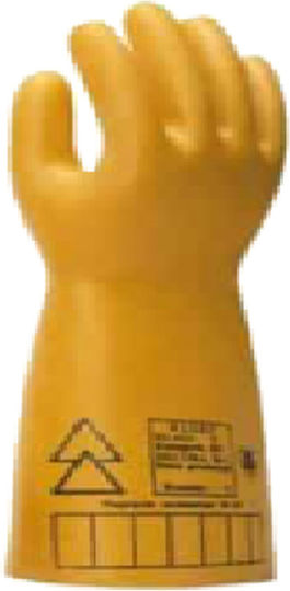 Secura Gloves for Work Electrician Yellow Latex Electricians 500V 1pcs