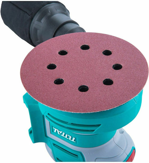 Total TROSLI2001 Έκκεντρο Τριβείο Χούφτας 125mm Μπαταρίας Solo με Σύστημα Αναρρόφησης