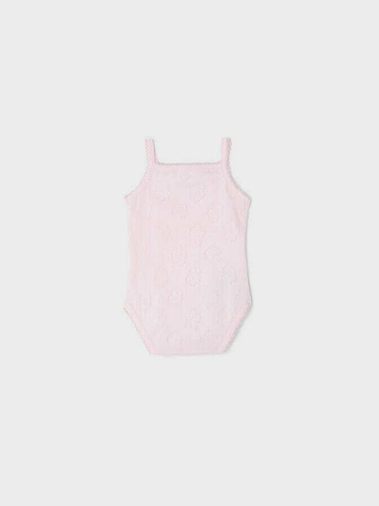 Mayoral Baby Bodysuit Underwear Set Sleeveless Pink