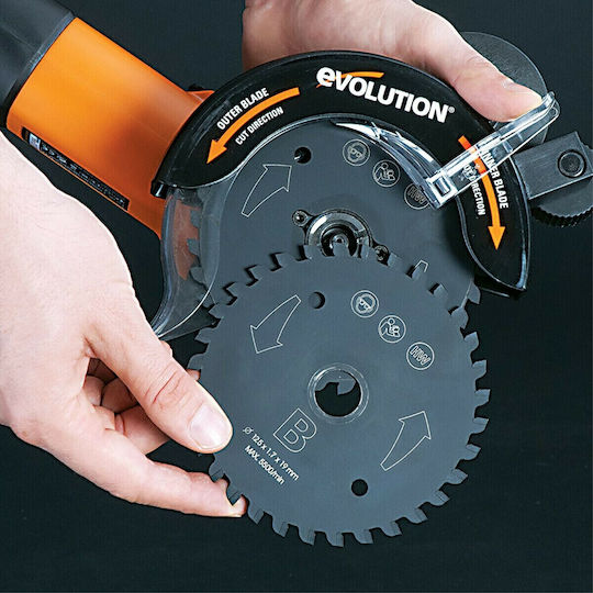 Evolution Rage Twin Circular Saw 1200W