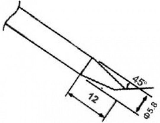Zhongdi Β3-3 Μύτες Κολλητηρίου Σετ 3τμχ 01.057.0123