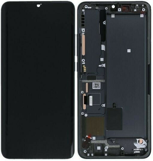 Xiaomi Screen Mi Note10 with Touch Mechanism and Frame for Mi Note 10 Pro (Black)