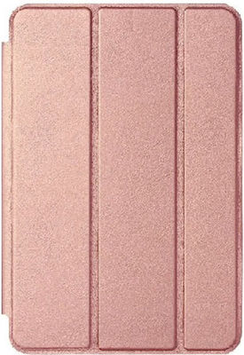 Tri-Fold Silicone Back Flip Cover Piele artificială Rose Gold (Galaxy Tab A8)