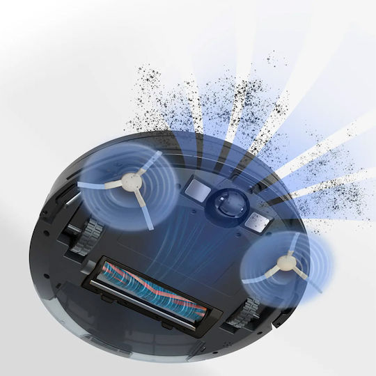 Rohnson Mamba Roboter-Staubsauger mit Kartierung Laser und Saugkraft 3000Pa Schwarze