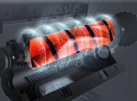 Rohnson Mamba Roboter-Staubsauger mit Kartierung Laser und Saugkraft 3000Pa Schwarze