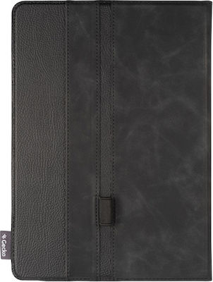 Gecko Business Flip Cover Δερματίνης Μαύρο (Galaxy Tab A7)
