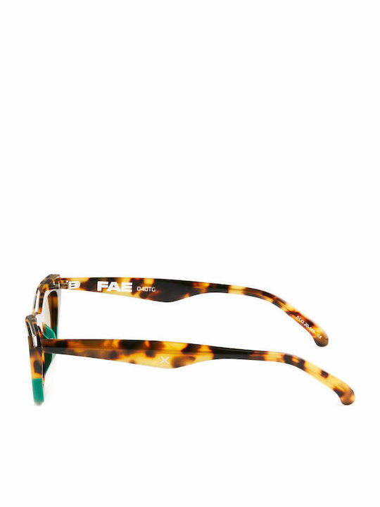Oscar & Frank Fae Women's Sunglasses with Plastic Frame Tort Green