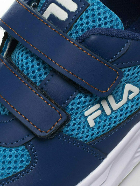 Comfort Happy Kinder Sneakers mit Klettverschluss Blau