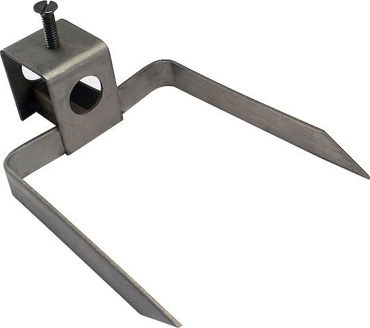 Gekas Metal Stainless Steel Fork Rotisserie for Lamb και Goat 17x5.5cm