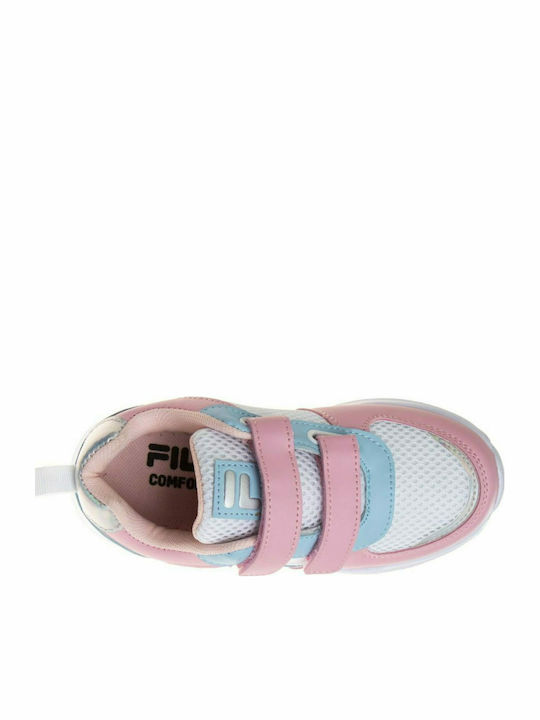 Comfort Happy Kinder Sneakers mit Klettverschluss Rosa