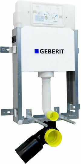 Geberit Delta Built-in Plastic Low Pressure Rectangular Toilet Flush Tank