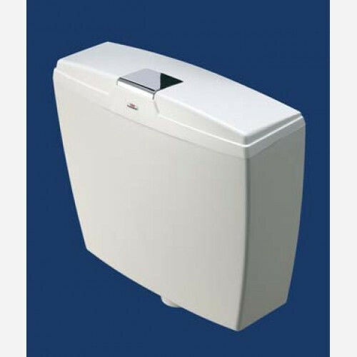 Kariba 2008 Wall Mounted Plastic High Pressure Rectangular Toilet Flush Tank White