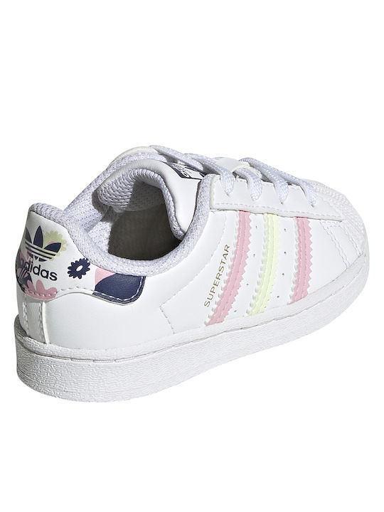 Superstar Superstar Kids Sneakers Cloud White / Almost Lime / True Pink