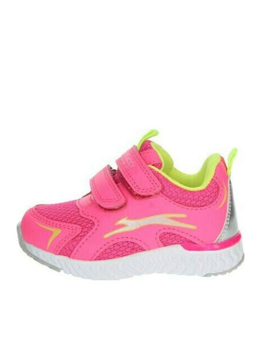 Παιδικά Sneakers με Σκρατς Φούξια