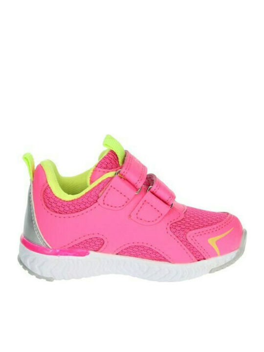 Παιδικά Sneakers με Σκρατς Φούξια