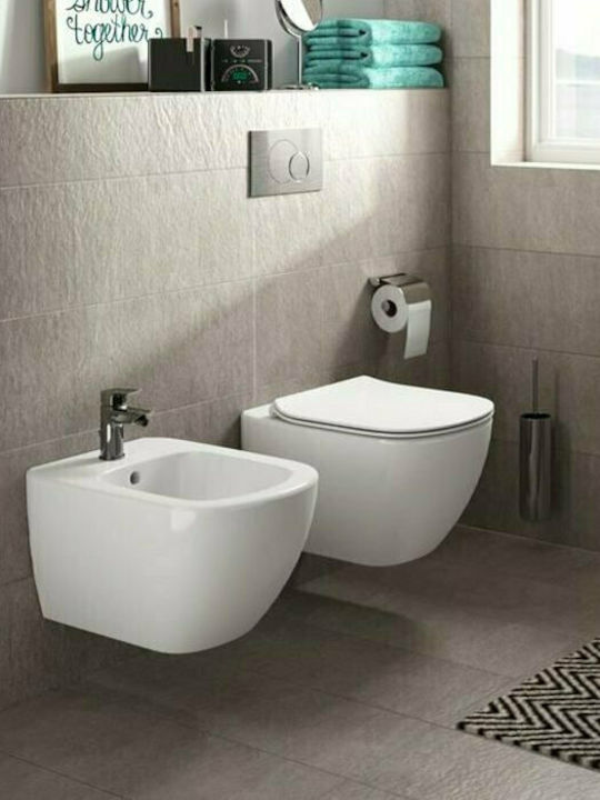 Ideal Standard Tesi II Bidet Wandbehang 36x53cm Weiß