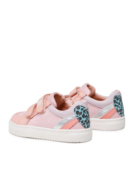 Παιδικά Sneakers Ανατομικά με Σκρατς Ροζ