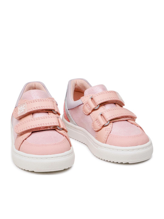 Παιδικά Sneakers Ανατομικά με Σκρατς Ροζ