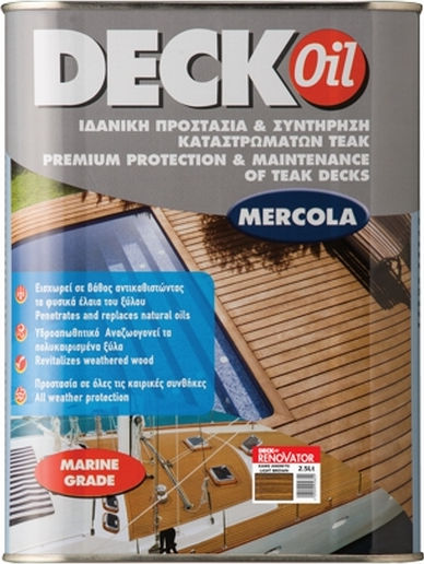 Mercola Deck Teak Oil Τικ Ματ 2.5lt