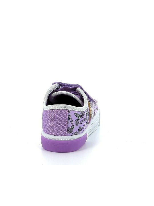Frozen Kids Sneakers with Scratch & Lights Lilac