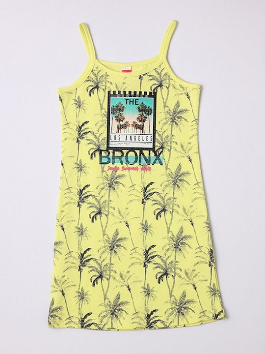 Bronx Kinderkleid Ärmellos Gelb