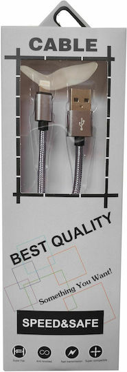 ATC Braided USB-A to Lightning Cable White 1m (07.002.0009)