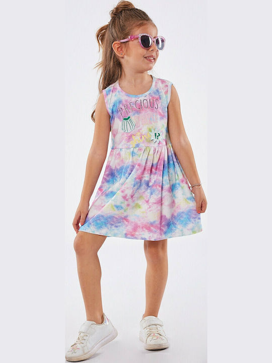 Kinderkleid Ärmellos Mehrfarbig