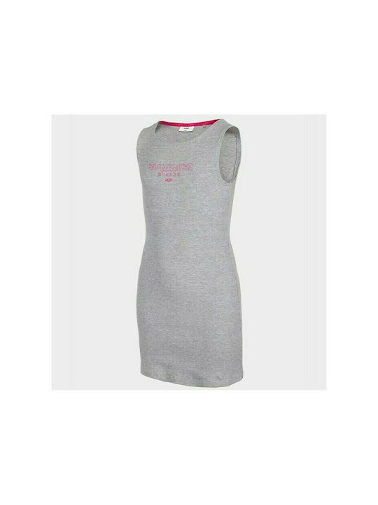 4F Kids Dress Sleeveless Gray