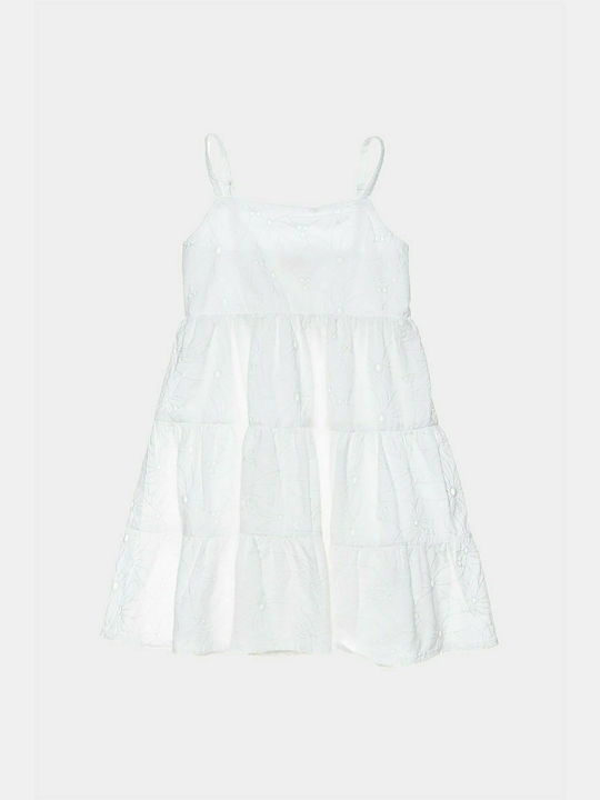 Alouette Kids Dress Sleeveless White