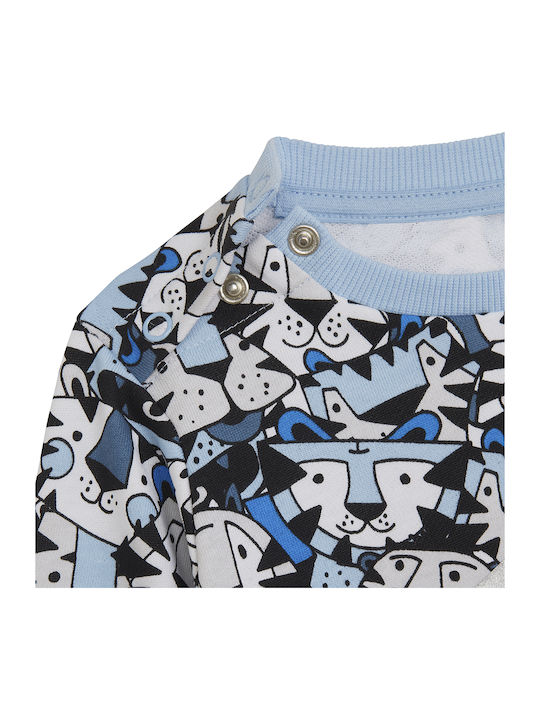 Kinder Sweatpants Set - Jogginganzug Hellblau 2Stück Graphic