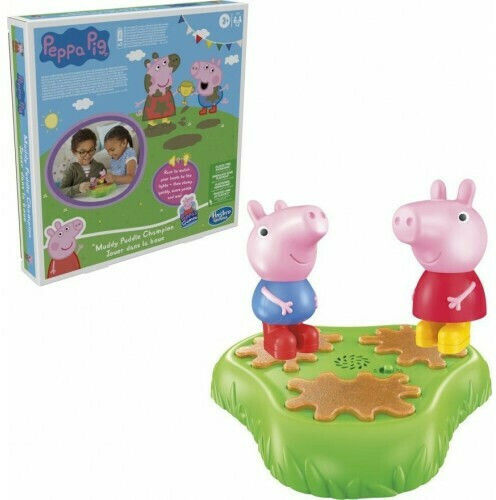 Joc de Societate Peppa Pig Muddy Puddles Champion pentru 1-2 Jucători 3+ Ani (EN) Hasbro