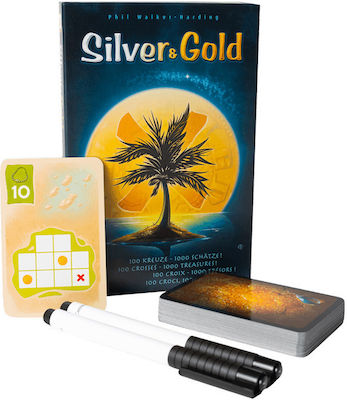 Pandasaurus Games Joc de Masă Silver & Gold pentru 2-4 Jucători 8+ Ani PAN201910