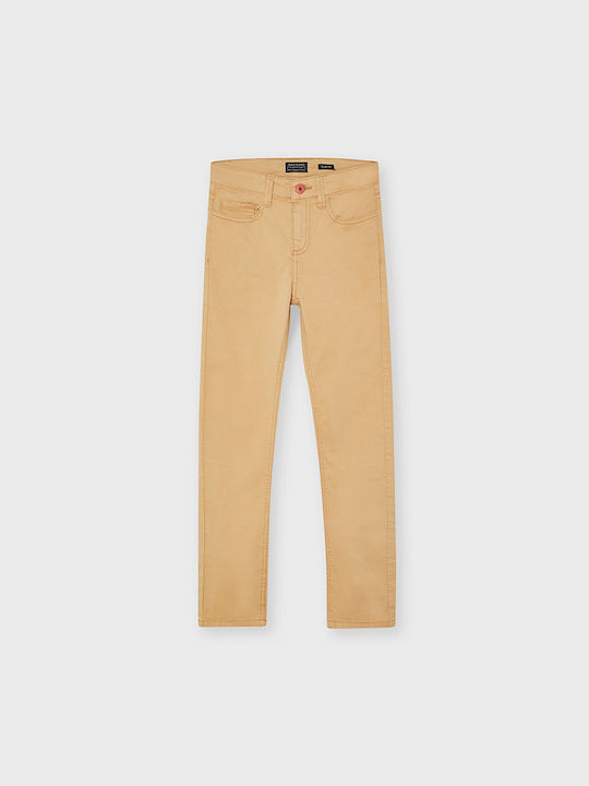 Mayoral Kids Trousers Beige