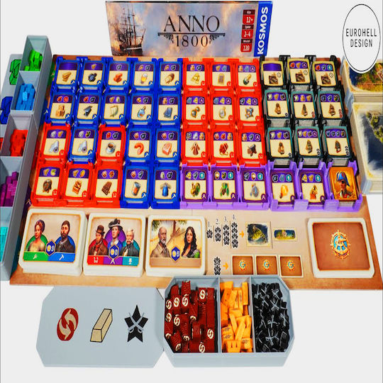 Board Game Anno 1800 for 2-4 Players 12+ Years Old (EN) Kosmos