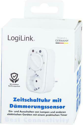 LogiLink Mechanical Daily Timer Socket with Countdown Timer Function