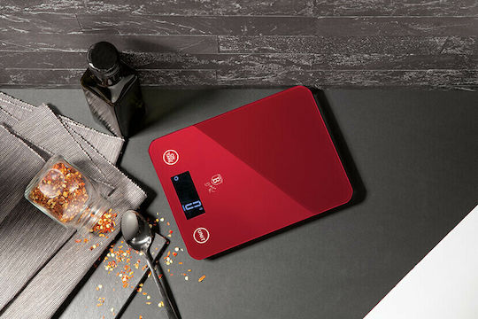 Berlinger Haus Digital Kitchen Scale Up To 5kg Red