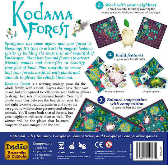 Настолна игра Kodama Forest за 1-6 играчи 14+ години (EN) Indie Boards And Cards