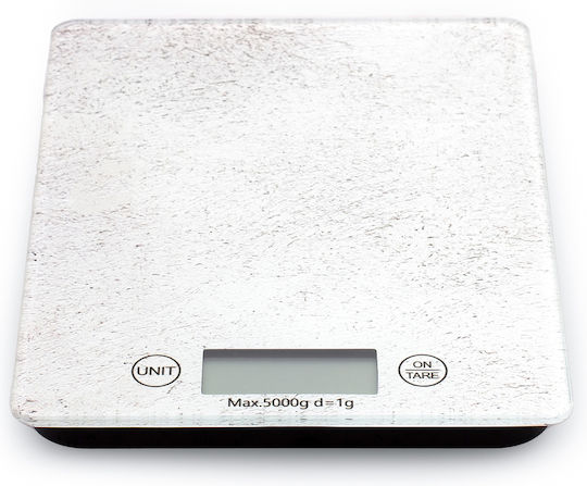 Estia Cement Digital Kitchen Scale 1gr/5kg White