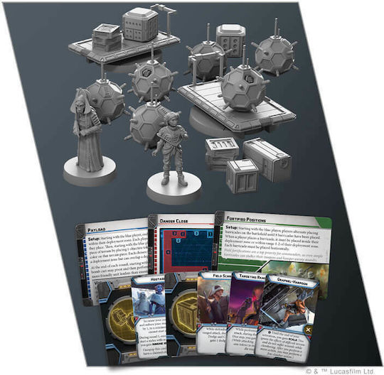 Game Expansion Star Wars Legion Vital Assets Battlefield for 2-4 Players 14+ Years Old (EN) Fantasy Flight