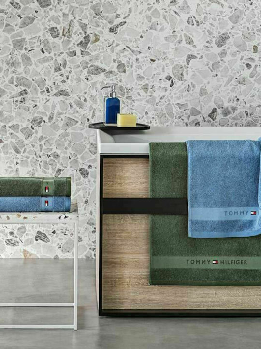 Tommy Hilfiger Bath Towel Legend 70x140cm Khaki Weight 540gr/m²