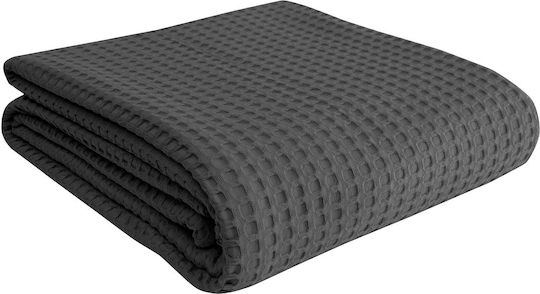 Beauty Home Waffle Υπέρδιπλη 230x240εκ. Ανθρακίτης Beauty Home Waffle Υπέρδιπλη 230x240εκ. Ανθρακίτης