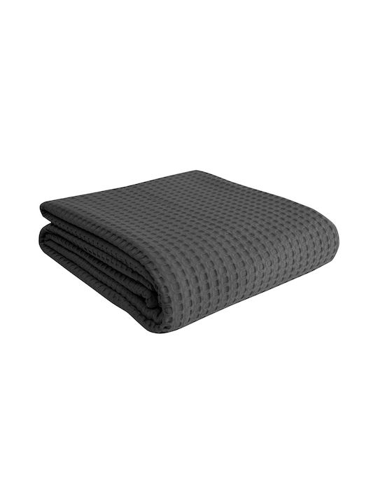 Beauty Home Blanket Pique Single 170x240cm. Anthracite