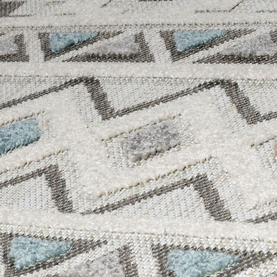 Tzikas Carpets 54097-230 Summer Wicker Bedroom Rugs Set Tenerife Blue 332-0-335-54097-230 3pcs